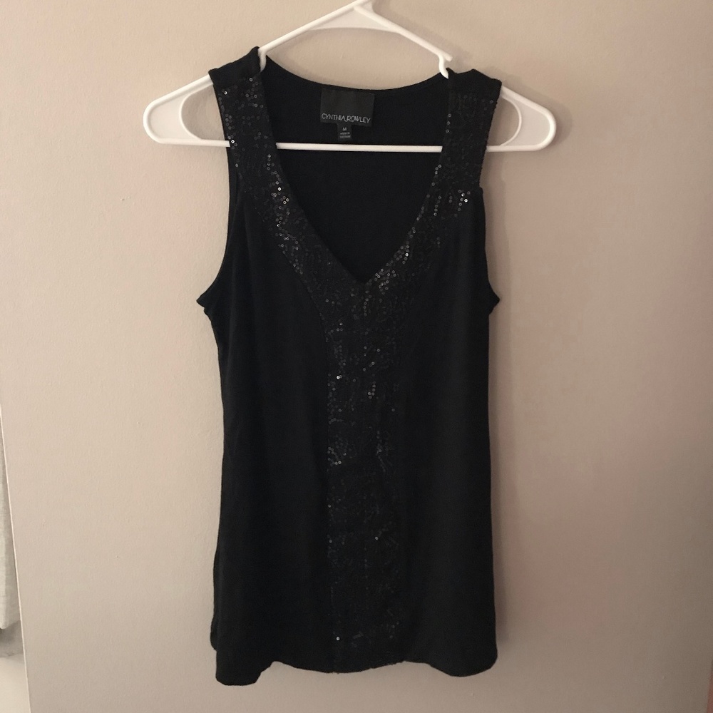 Black Sequin Tunic